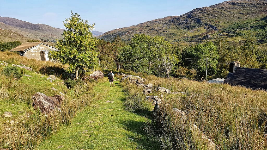 A path forming part of the Kerry Way through the Black Valley, County Kerry, Ireland