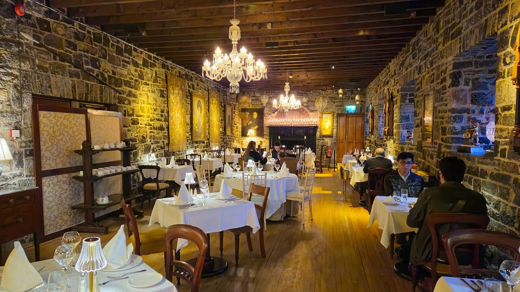 The Stone Room was a wonderful place for dining.
