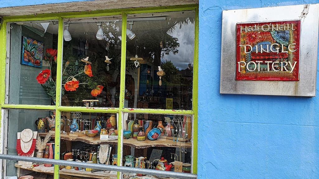 Heidi O'Neill Dingle Pottery on Green Street is one of my 10 favorite shops in Dingle