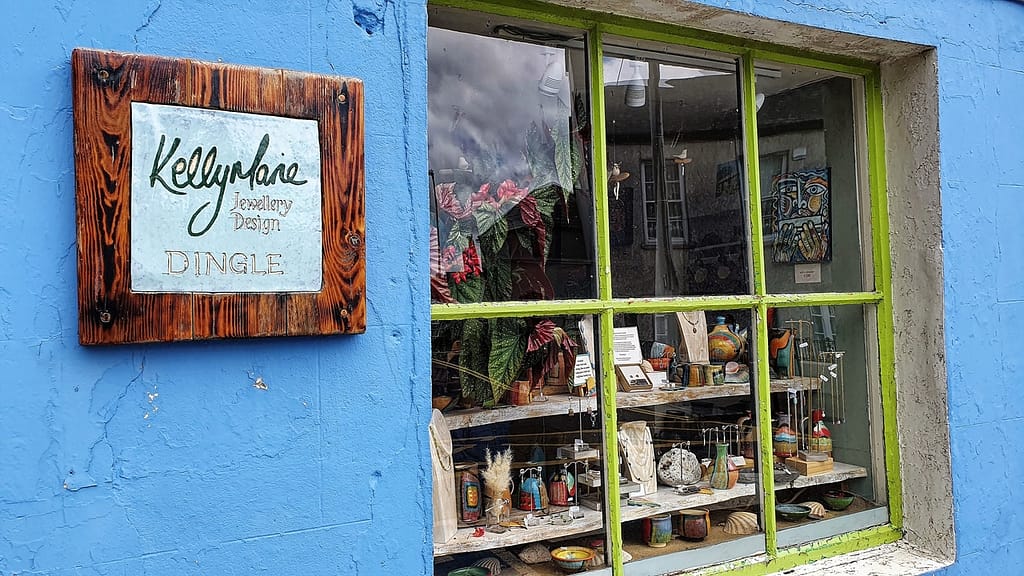 Kelly Marie Jewelry Design on Green Street is one of my 10 favorite shops in Dingle.