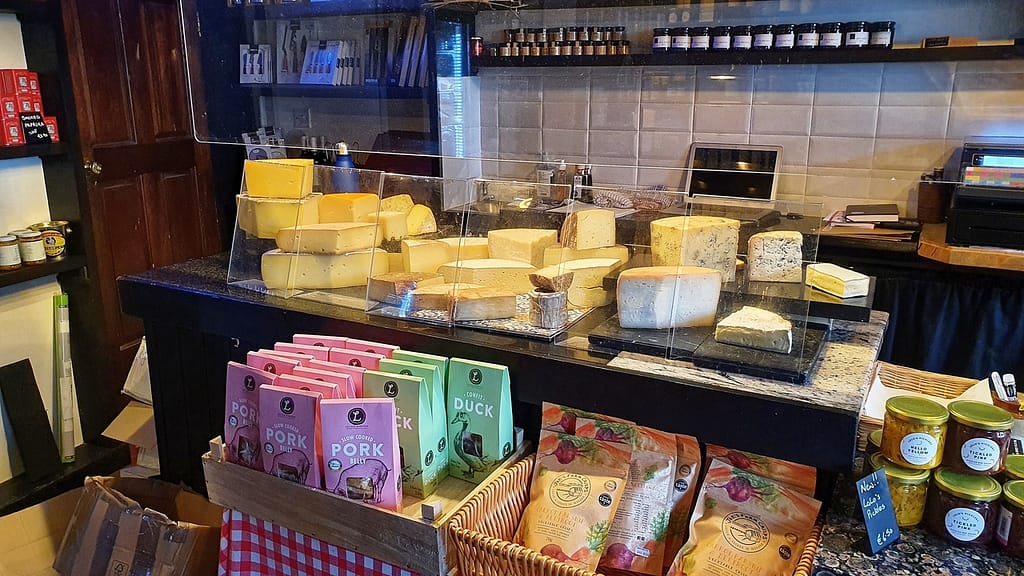 The Little Cheese Shop offers a delicious selection of Irish-made cheese