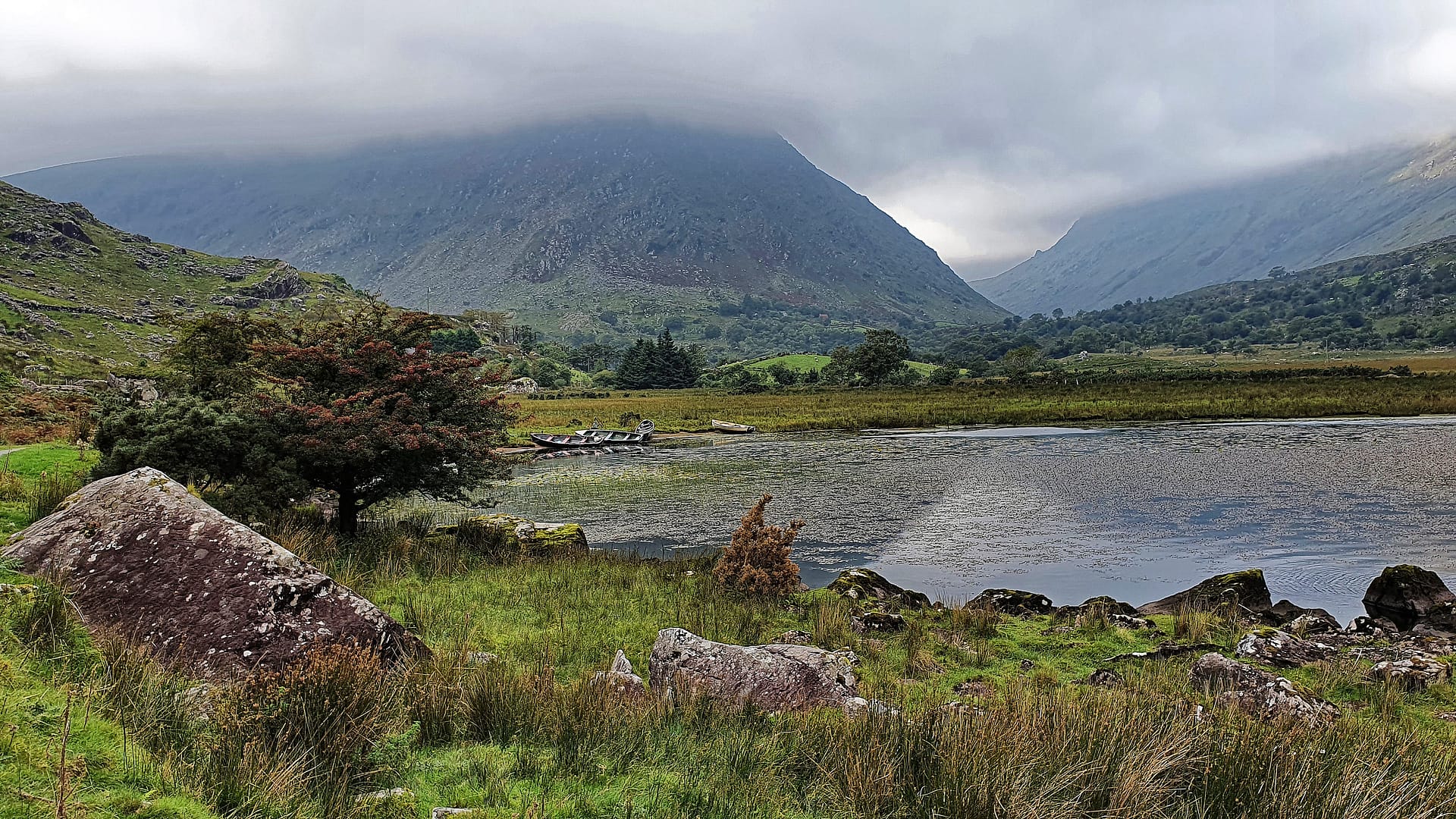 View of Lake Cummeenduff facing west
