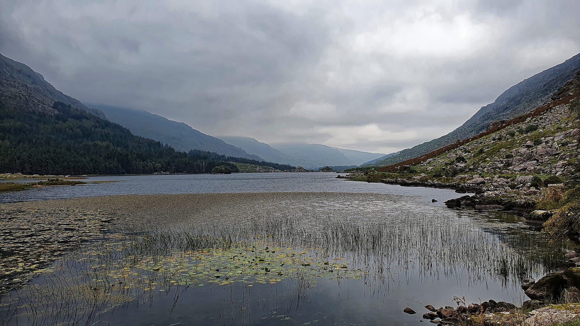 View of Lake Cummeenduff facing east