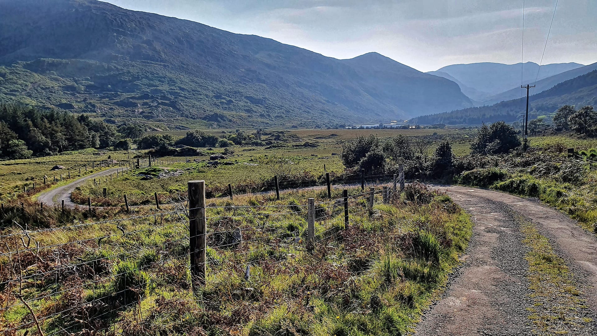 Country road through the Black Valley, County Kerry, Ireland