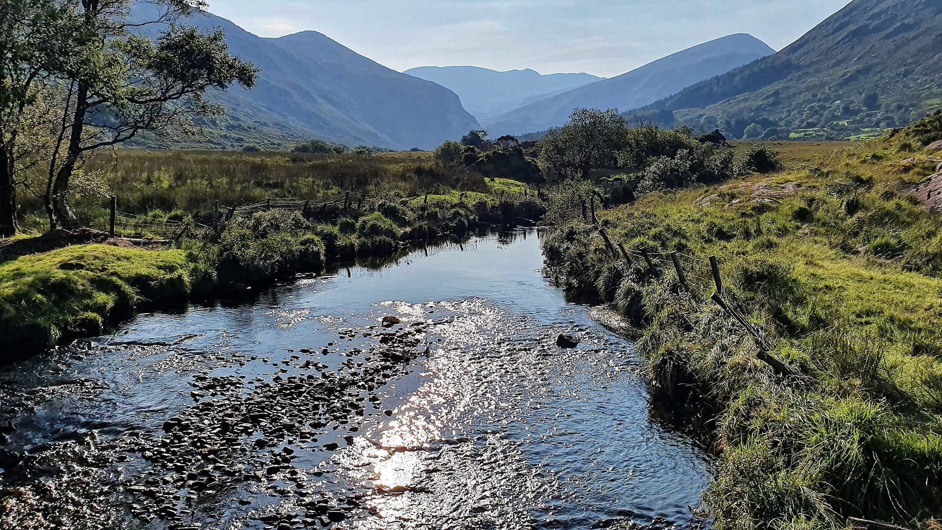 The Gearhameen River in the Black Valley, County Kerry, Ireland