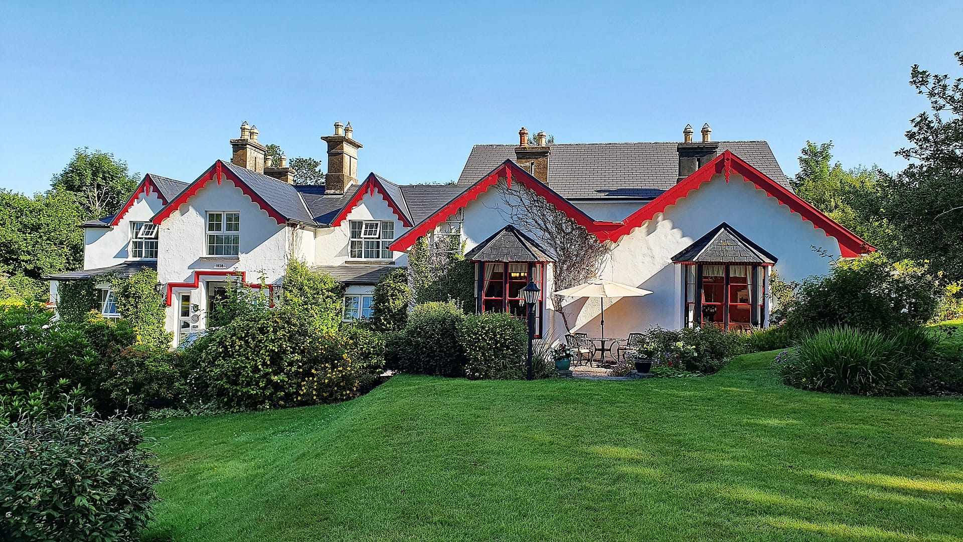The Killeen House Hotel and Restaurant is located near Killarney, Ireland.