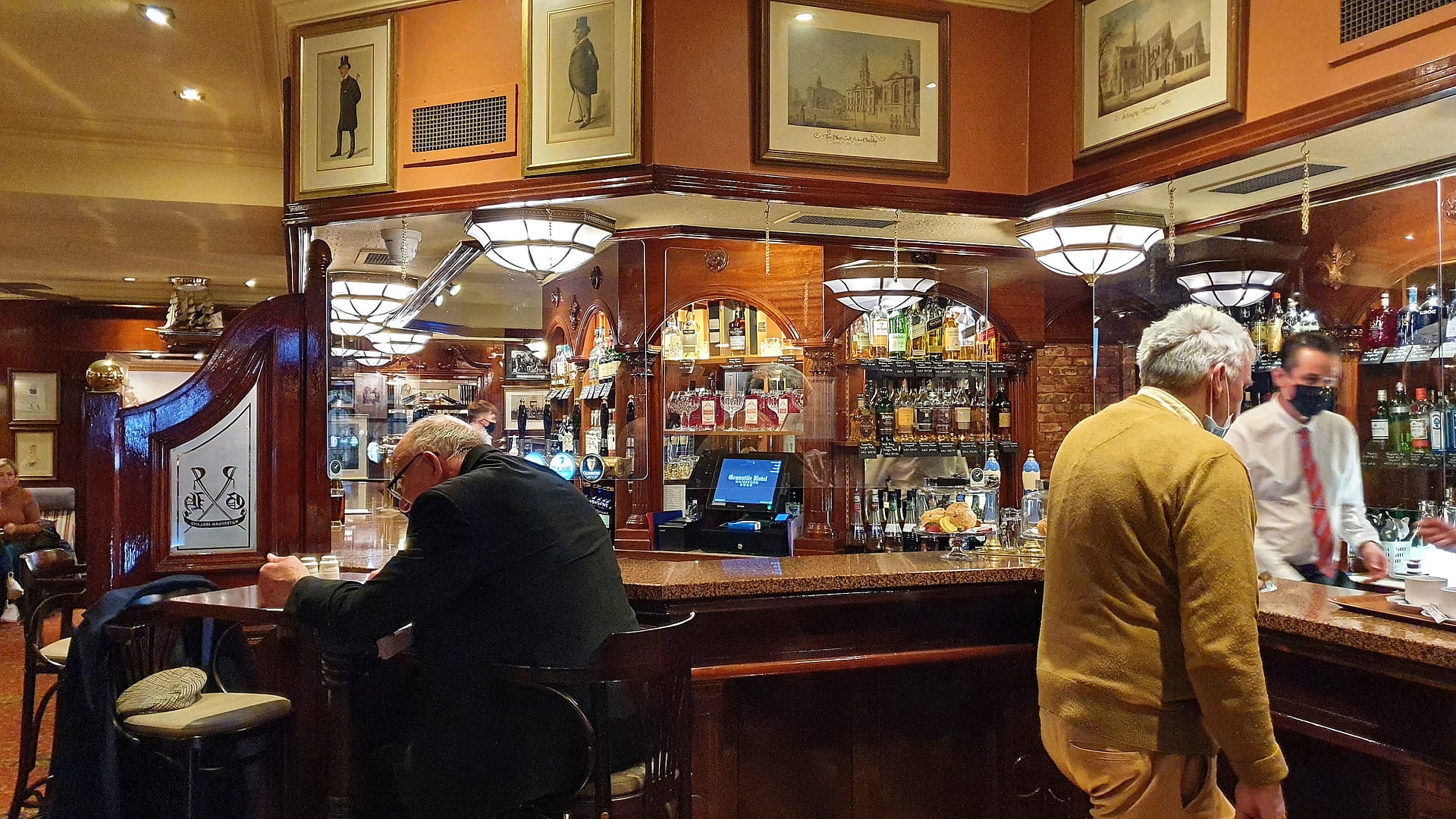 The bar in the Granville Hotel, Waterford
